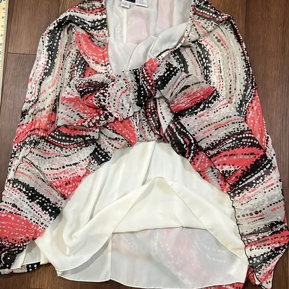 Vintage broomstick lined long skirt Y2K work office school preppy loose fit - Picture 9 of 12